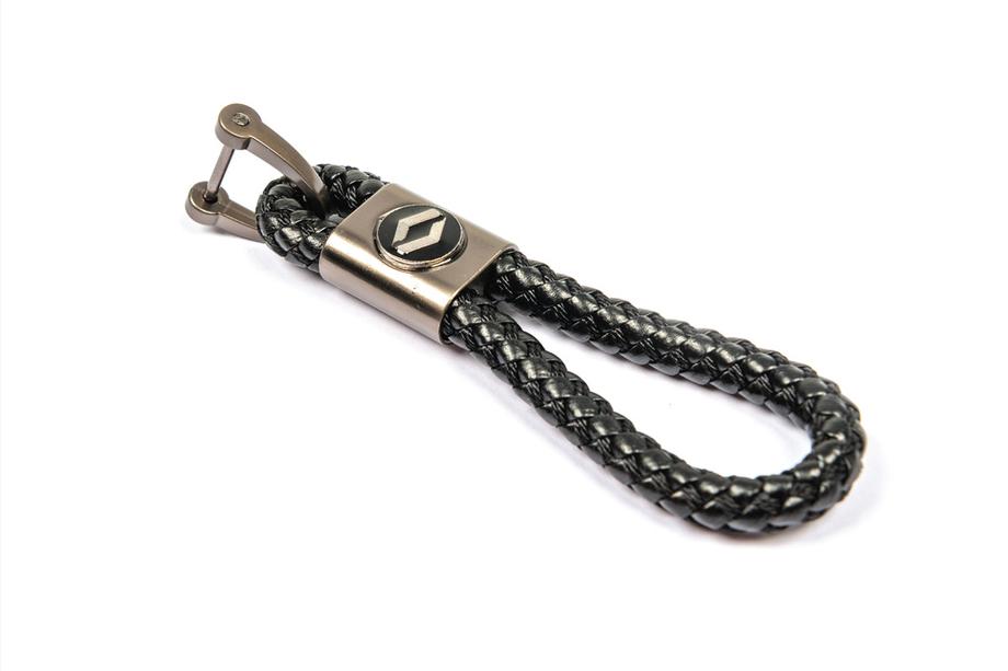 Renault Leather Keychain V1 with Renault Logo Image