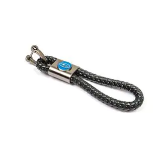 Leather Keychain V1 with Subaru Logo photo 1