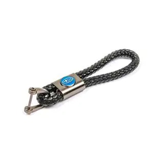 Leather Keychain V1 with Subaru Logo photo 2