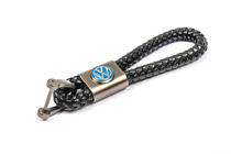 Volkswagen Leather Keychain V1 with Volkswagen Logo photo 2