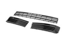Volkswagen T6 2015-2024 Front lower grille (3 pieces, matte) photo 2