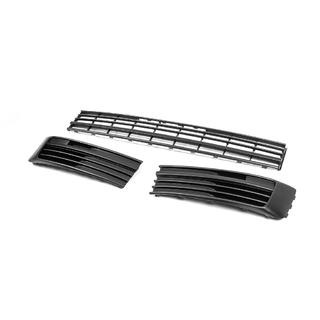 Front lower grille (3 pieces, matte) Volkswagen T6 2015-2024 photo 2