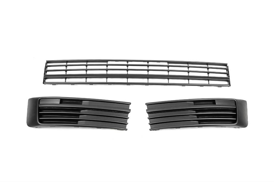 Volkswagen T6 2015-2024 Front lower grille (3 pieces, matte) Image