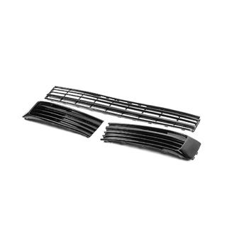 Front lower grilles (3 pieces, gloss) Volkswagen T6 2015-2024 photo 2