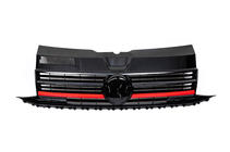 Volkswagen T6 2015-2024 Front grille with red stripe (for emblem) photo 3