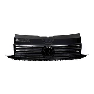 Front Grille Gloss Black (for Emblem) Volkswagen T6 2015-2024 photo 2