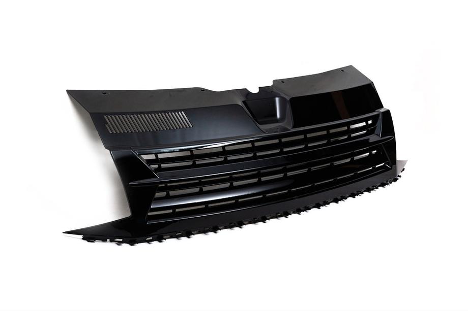 Volkswagen T6 2015-2024 Front Grille Gloss Black (without Emblem) Image