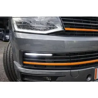 DRL Bumper Inserts (SportLine) Volkswagen T6 2015-2024 photo 1