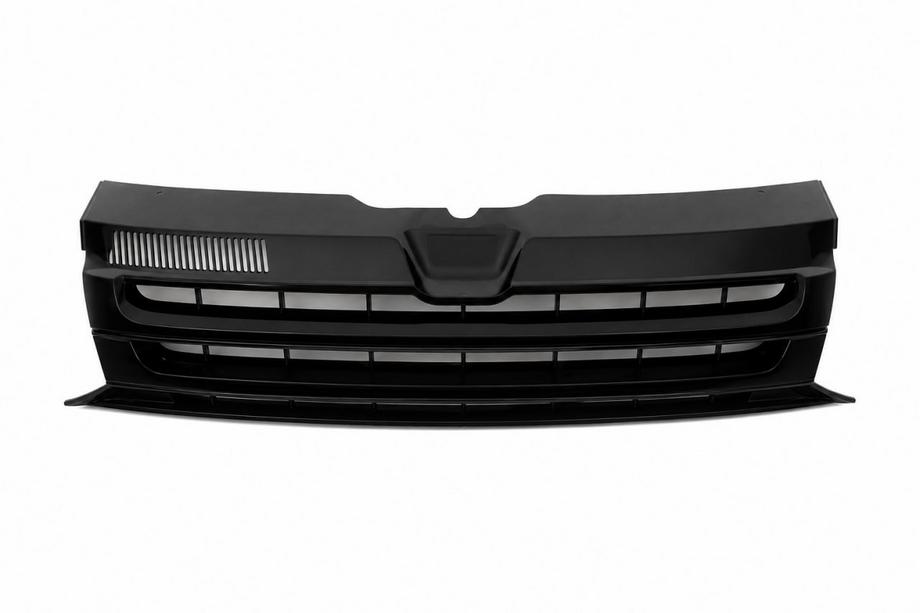 Volkswagen T5 2010-2015 Front Grille Gloss Black (No Emblem) Image