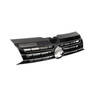 Front Grille Gloss Black (for Emblem) Volkswagen T5 2010-2015 photo 3