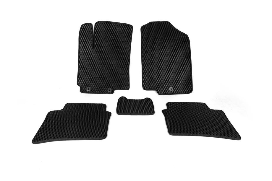 Hyundai Accent 2011-2017 EVA Floor Mats (black) Image