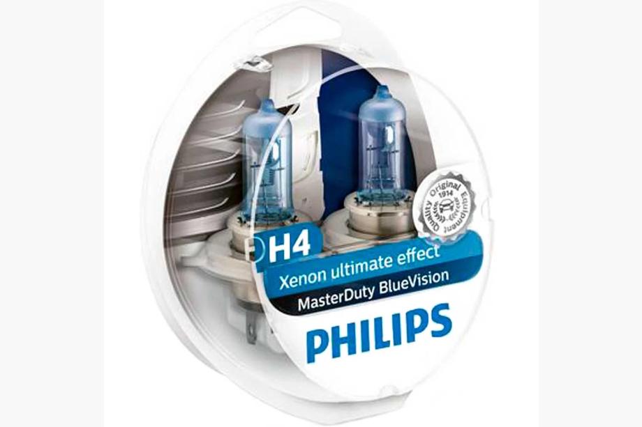 Philips H4 BlueVision 75/70W 24V 13342BV-kit Headlight Bulb Image