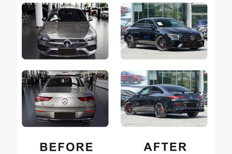 Mercedes CLA C118 2019- AMG CLA45 Full Body Kit Image
