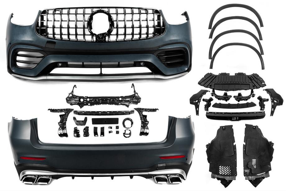 Mercedes GLC X253 2015-2022 Full Body Kit 2020-2022 (AMG GLC63) Photo 2