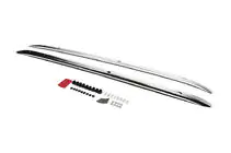 Toyota Land Cruiser 300 2021- Integrated chrome roof rails (Aluminium) photo 1