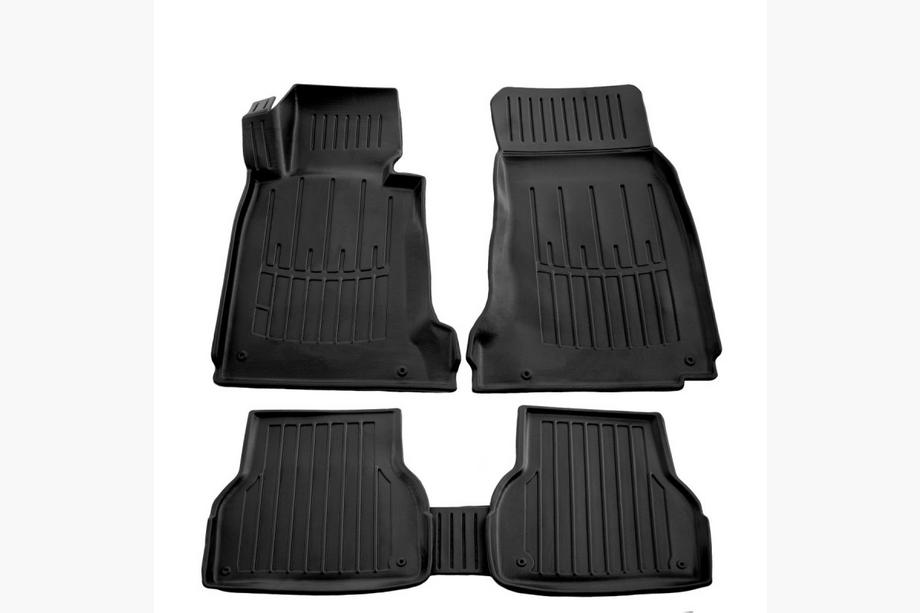 BMW 5 Series E39 1996-2003 Stingray 3D Rubber Floor Mats (5 pcs, Polyurethane) Image
