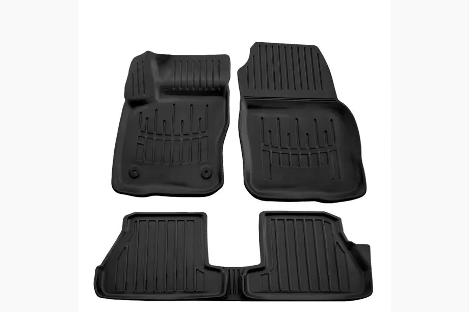 Ford Focus III 2011-2017 Stingray 3D Rubber Floor Mats for USA (5 pcs, Polyurethane) Image