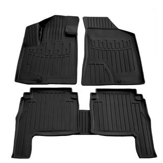 Rubber Floor Mats Stingray 3D 2006-2010 (5 pcs, Polyurethane) Hyundai Santa Fe 2 2006-2012
