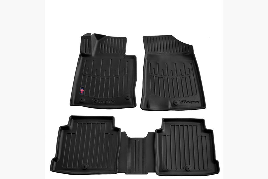 Kia Optima 2016- Stingray 3D Rubber Floor Mats (5 pcs, Polyurethane) Image