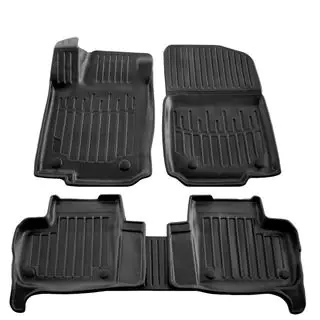 Stingray 3D Rubber Floor Mats (5 pcs, Polyurethane)