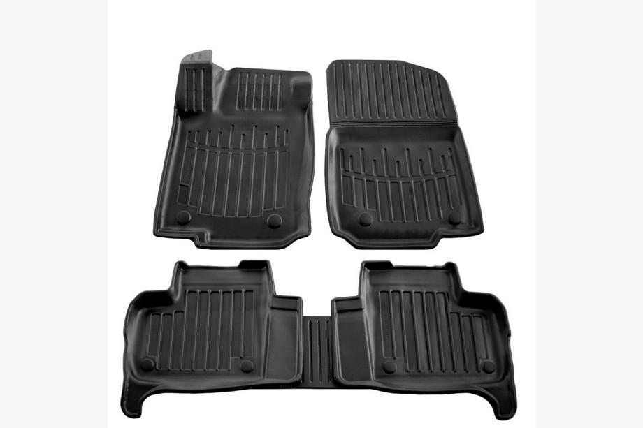 Mercedes GL/GLS class X166 2012-2019 Stingray 3D Rubber Floor Mats (5 pcs, Polyurethane) Image