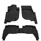 Fiat Fullback 2016- Stingray 3D Rubber Floor Mats (5 pcs, Polyurethane) photo 1