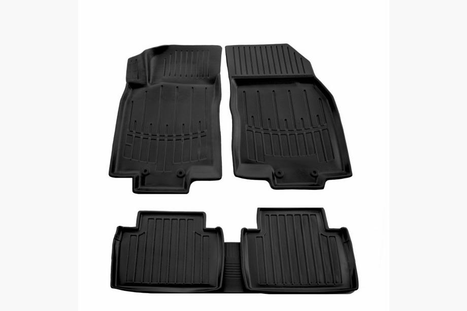 Nissan X-trail T32/Rogue 2014-2021 Stingray 3D Rubber Floor Mats (5 pcs, Polyurethane) Image