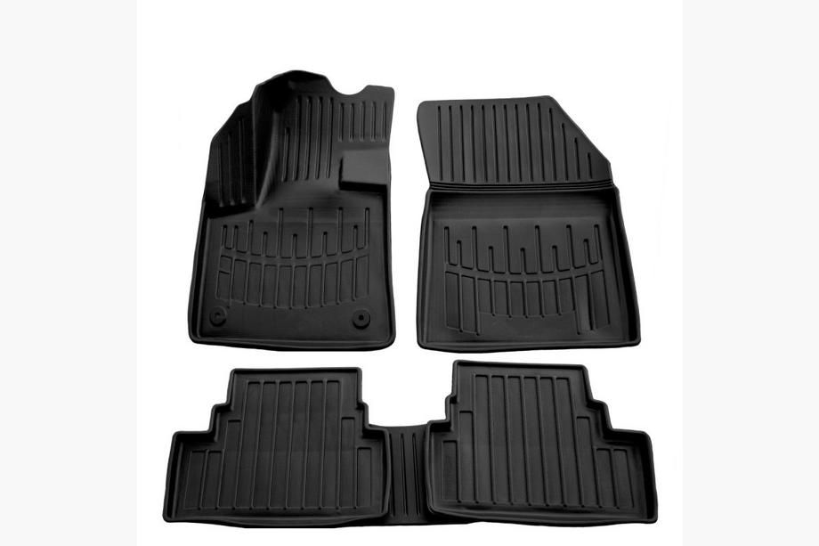 Peugeot 3008 2016-2023 Stingray 3D Rubber Floor Mats (5 pcs, Polyurethane) Image