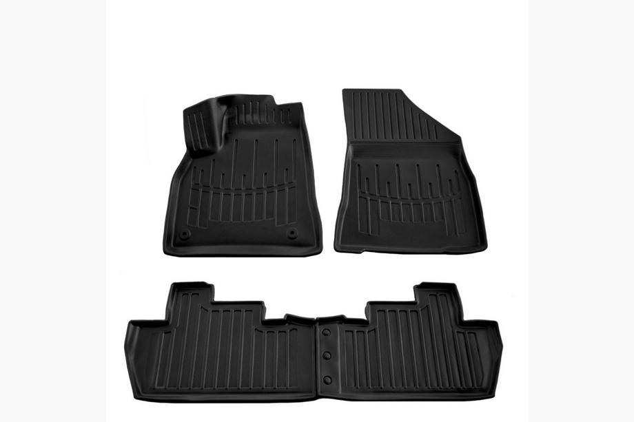 Peugeot 5008 2009-2016 Stingray 3D Rubber Floor Mats (4 pcs, Polyurethane) Image