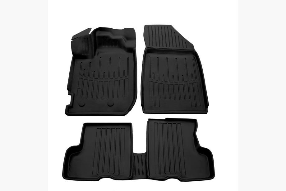 Renault Duster 2018-2024 Stingray 3D Rubber Floor Mats (5 pcs, Polyurethane) Image