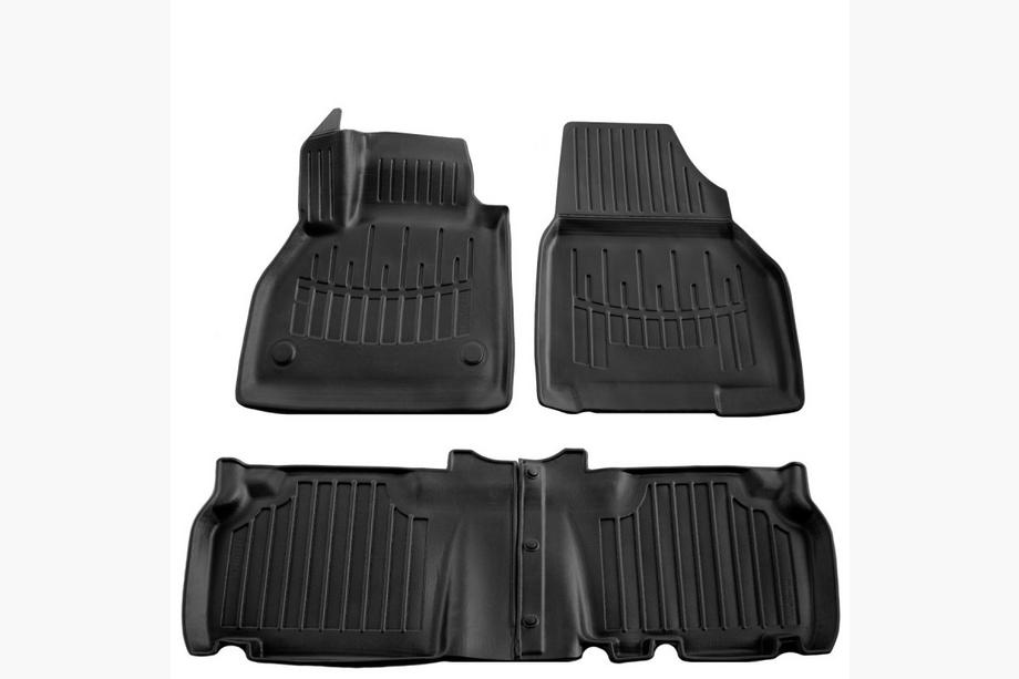 Renault Kangoo 2008–2020 Stingray 3D Rubber Floor Mats (4 pcs, Polyurethane) Image