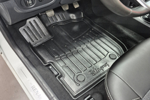 Renault Logan II 2013-2022 Stingray 3D Rubber Floor Mats (5 pcs, Polyurethane) photo 1