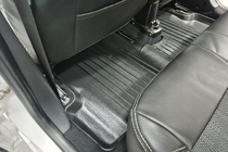 Renault Logan II 2013-2022 Stingray 3D Rubber Floor Mats (5 pcs, Polyurethane) photo 4