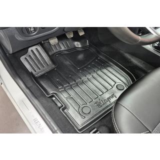 Stingray 3D Rubber Floor Mats (5 pcs, Polyurethane) Renault Logan II 2013-2022 photo 1
