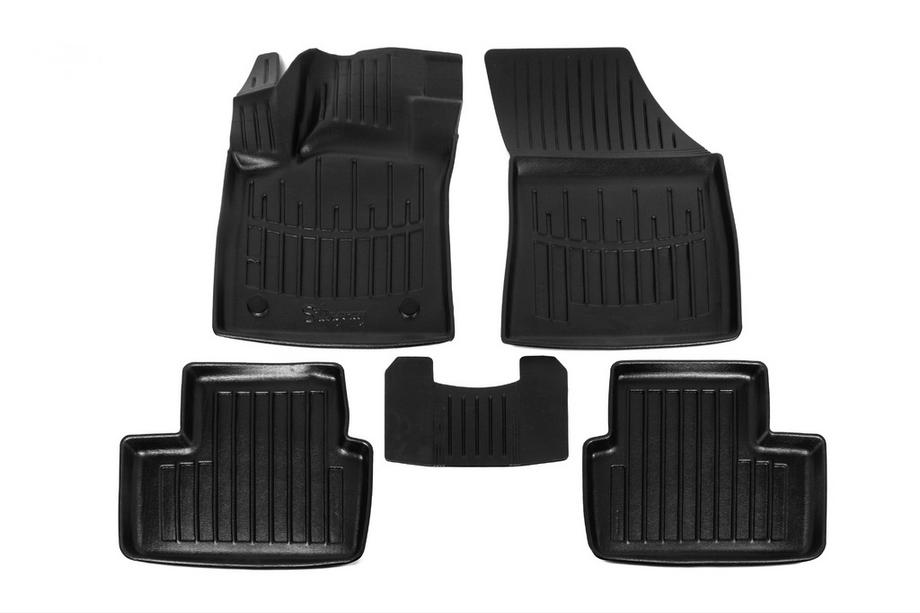 Renault Megane IV 2016-2025 Stingray 3D Rubber Floor Mats (5 pcs, Polyurethane) Image