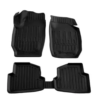 Stingray 3D Rubber Floor Mats (5 pcs, Polyurethane)