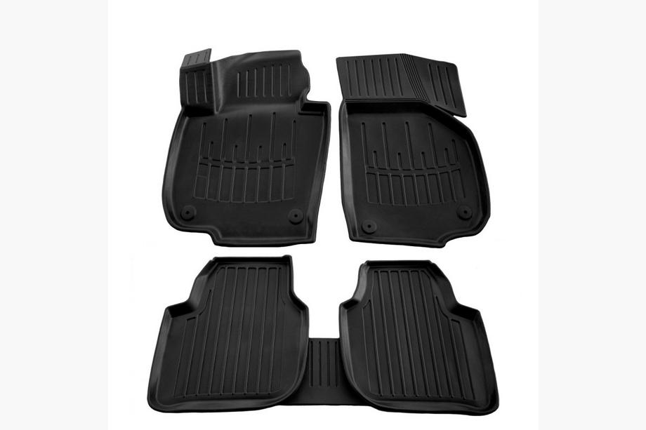Skoda Superb 2009-2015 Stingray 3D Rubber Floor Mats (5 pcs, Polyurethane) Image