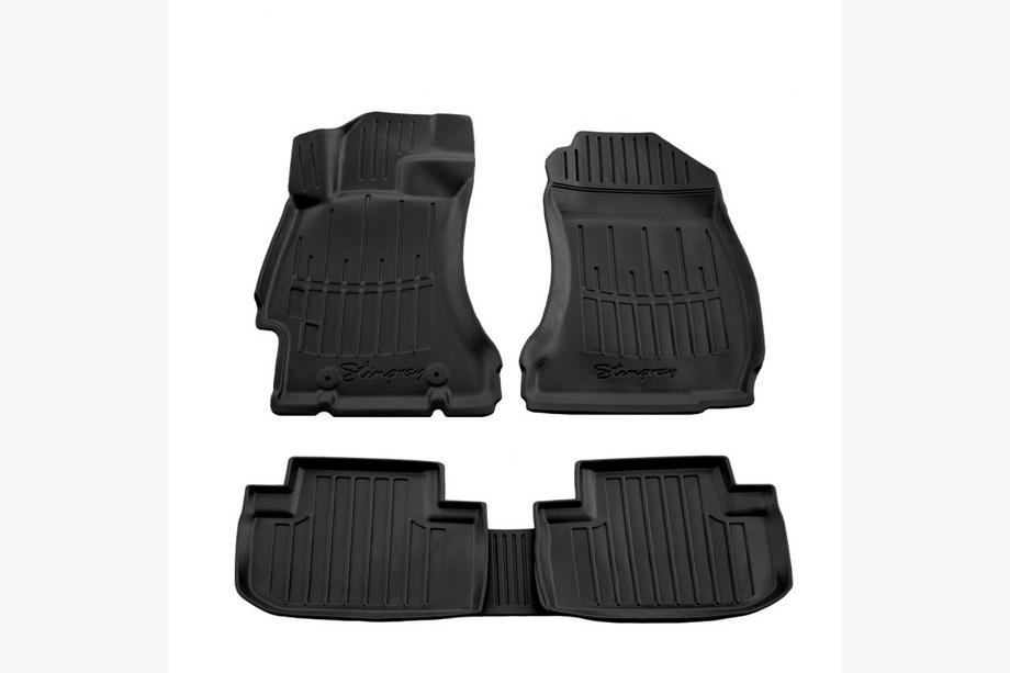 Subaru Forester 2013-2018 Stingray 3D Rubber Floor Mats (5 pcs, Polyurethane) Image