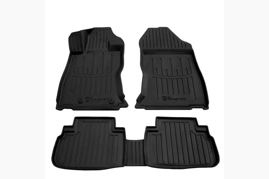 Subaru Forester 2018-2024 Stingray 3D Rubber Floor Mats (5 pcs, Polyurethane) Image