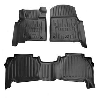 Rubber Floor Mats Stingray 3D 2011+ (4 pcs, Polyurethane) Toyota Land Cruiser 200 2007-2021
