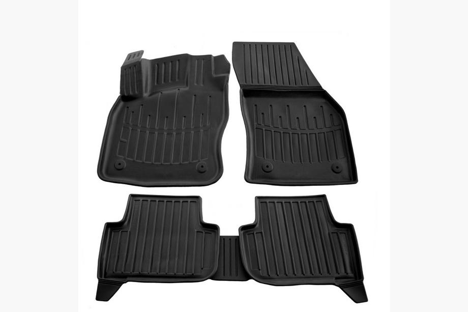 Volkswagen Tiguan 2016-2023 Stingray 3D Rubber Floor Mats (5 pcs, Polyurethane) Image