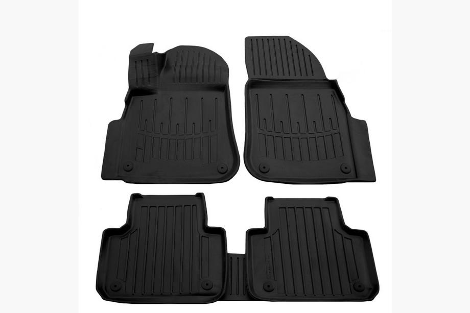 Volkswagen Touareg 2018- Stingray 3D Rubber Floor Mats (5 pcs, Polyurethane) Image