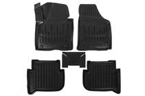 Volkswagen Touran 2003-2010 Stingray 3D Rubber Floor Mats (5 pcs, Polyurethane) photo 1