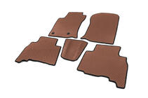 Toyota Land Cruiser Prado 150 2009-2023 EVA Floor Mats (brick red) photo 2