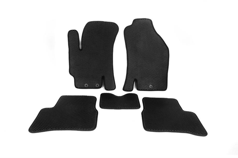 Kia Rio 2005-2011 EVA Floor Mats (black) Image