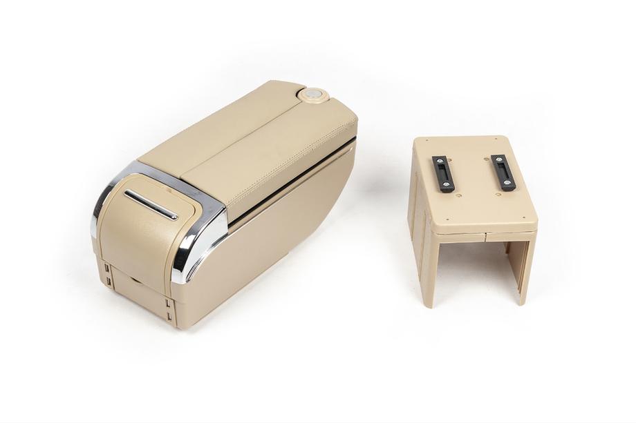 Universal Armrest with USB (beige) Photo 1