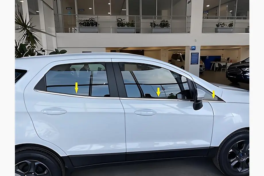 Ford Ecosport 2013-2022 Window Trim Stainless Steel (6 pcs) Image