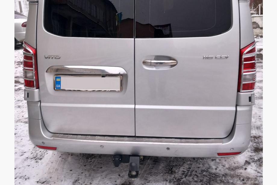 Mercedes Vito/V-class W447 2014- Chrome Tail Light Covers (2 pcs, plastic) Image