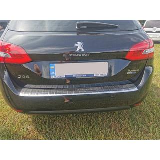Rear bumper protector Carmos (SW, stainless steel) photo 2