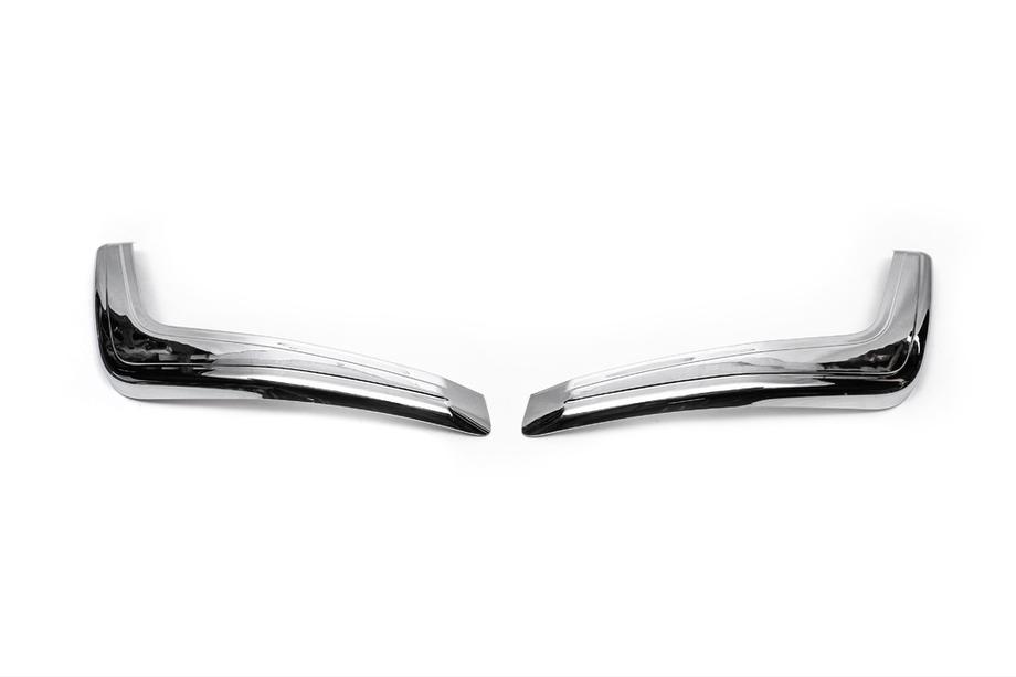 Fiat Doblo II 2010-2022 Bumper corner protectors (2010-2015, 2 pcs, plastic) Image